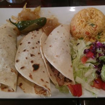 Rebecca's Mexican Restaurant - $22 cabrito tacos on flour - New Mexican Cuisine Near Me - McAllen, Texas