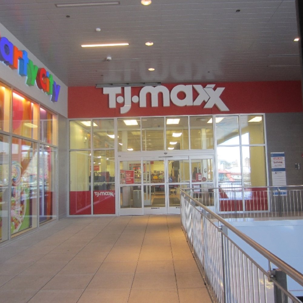 TJ Maxx, its companion Party City is next door. TJ Maxx, its companion Party City is next door.