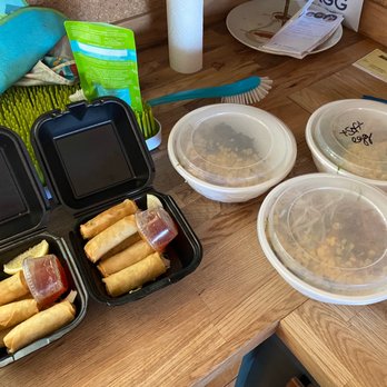 Nishikawa Ramen - 2-spring rolls, 3-vegetable broth ramen bowls - Ramen Near Me - Phoenix, Arizona
