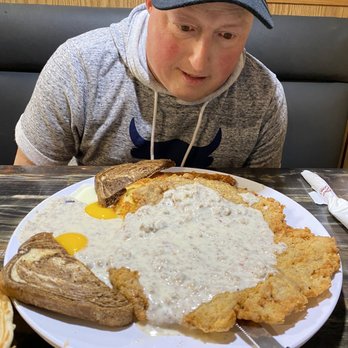 Billy Gail's - Ozark - Country fried steak breakfast that my husband and I shared. No, we didnt finish it. - American Near Me - Ozark, Missouri Billy Gail's - Ozark - Country fried steak breakfast that my husband and I shared. No, we didnt finish it. - American Near Me - Ozark, Missouri