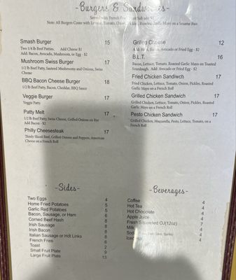 Menu photo 8 New Taraval Cafe San Francisco, CA