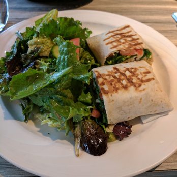 Apricot Tree Cafe - Lobster wrap with regular salad - Modern European Near Me - Mississauga, Ontario Apricot Tree Cafe - Lobster wrap with regular salad - Modern European Near Me - Mississauga, Ontario