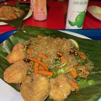 Soy Pinoy - Pancit w/ shrimp. Yummy goodness. - Filipino Near Me - Houston, Texas Soy Pinoy - Pancit w/ shrimp. Yummy goodness. - Filipino Near Me - Houston, Texas