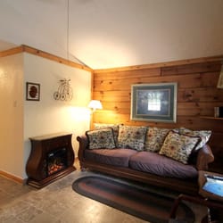 French Lick Cabins at Patoka Lake Village - Living room