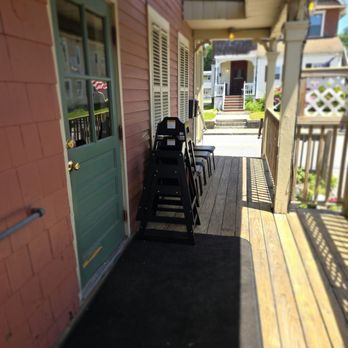 Paul's Pasta Shop - High chairs in deck - Italian Near Me - Groton, Connecticut