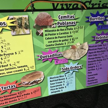 Taste of Cholulas - This is their menu as of February 19, 2018 - Food Trucks Near Me - Indianapolis, Indiana Taste of Cholulas - This is their menu as of February 19, 2018 - Food Trucks Near Me - Indianapolis, Indiana