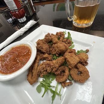 Mikey's Restaurant - Crispy Fried Calamari appetizer - Breakfast & Brunch Near Me - Newbury Park, California Mikey's Restaurant - Crispy Fried Calamari appetizer - Breakfast & Brunch Near Me - Newbury Park, California