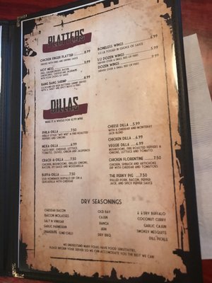 Menu photo 3 Hangar 9 Lock Haven, PA