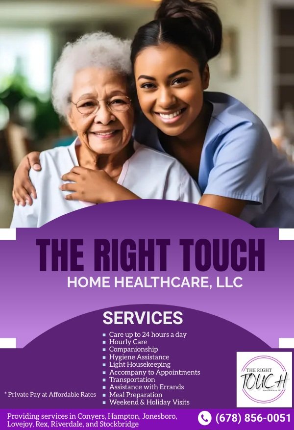Right Touch Home Healthcare - home care agency in Rex, GA