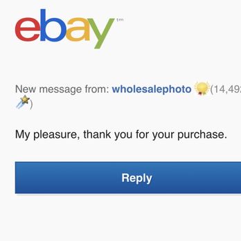 Wholesale Photo - Emails exchanged with the company in question. - Photography Stores & Services Near Me - Midland Park, New Jersey