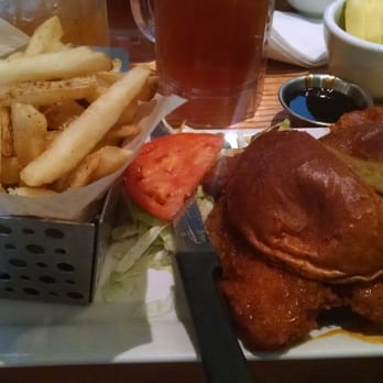 Chili's - Buffalo chicken sandwich with fries - Bars Near Me - Lake Elsinore, California Chili's - Buffalo chicken sandwich with fries - Bars Near Me - Lake Elsinore, California