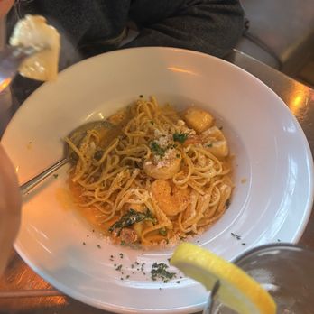 The Bit O'Denmark - Shrimp and scampi Pasta - Scandinavian Near Me - Solvang, California