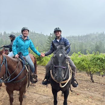 Saluti Cellars - Horse back ride in the vineyard. - Venues & Event Spaces Near Me - Somerset, California
