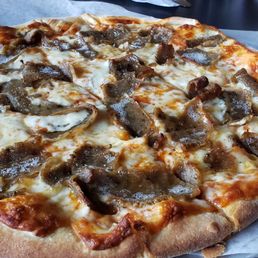 Gyro meat pizza Gyro meat pizza