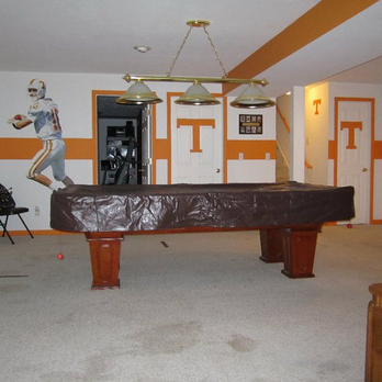 JC Painting - A huge Tennessee vols fan! I designed and created the whole basement. - Painters Near Me JC Painting - A huge Tennessee vols fan! I designed and created the whole basement. - Painters Near Me