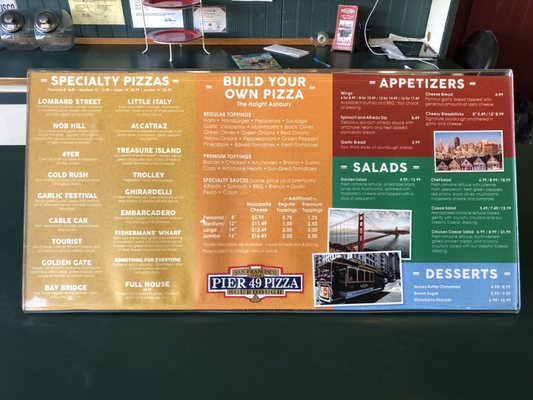 Menu photo 1 Pier 49 Pizza - Springville Springville, UT Menu photo 1 Pier 49 Pizza - Springville Springville, UT