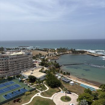 Caribe Hilton - View from Wave wing balcony - Hotels Near Me - San Juan, Puerto Rico Caribe Hilton - View from Wave wing balcony - Hotels Near Me - San Juan, Puerto Rico