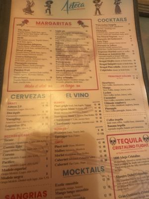 Menu photo 5 Azteca South Beach Miami Beach, FL