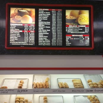 Kolache Factory - Price of May 2016, didn't seem to be changed for a year. - Bakeries Near Me - Houston, Texas