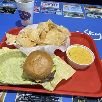 Blue Sky Texas - Cheeseburger Green Chile Queso - Burgers Near Me - Midland, Texas Blue Sky Texas - Cheeseburger Green Chile Queso - Burgers Near Me - Midland, Texas