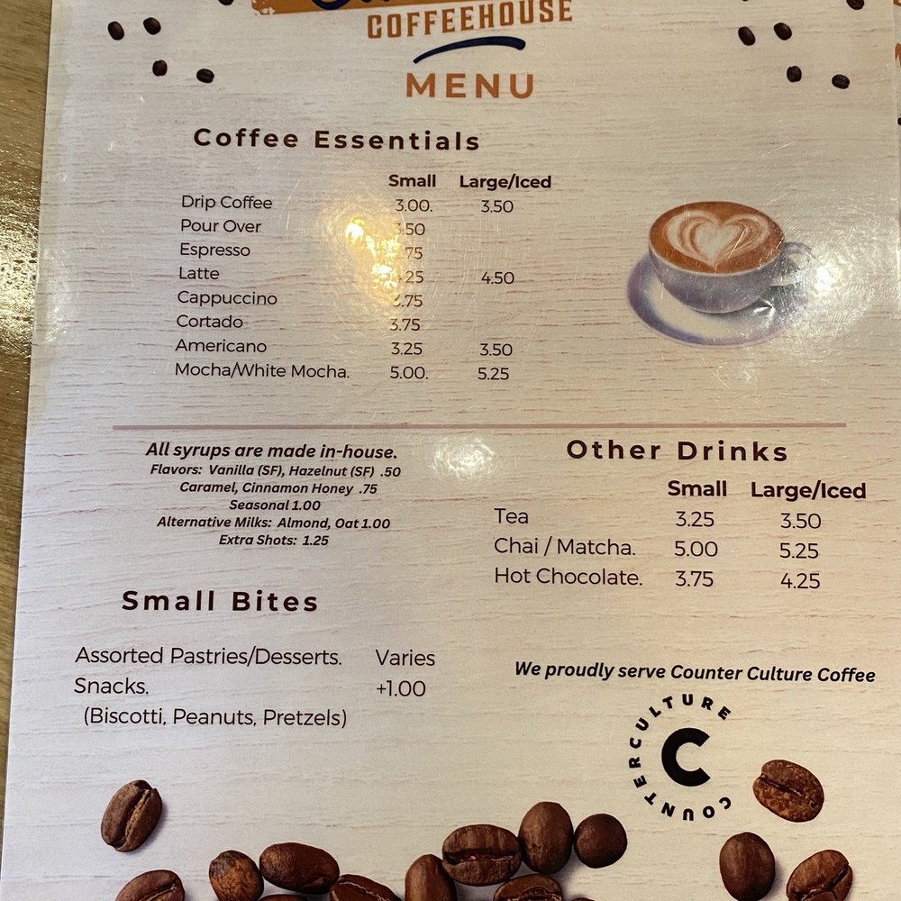 Cavalier’s Coffeehouse - Menu - Coffee & Tea Near Me - North Augusta, South Carolina