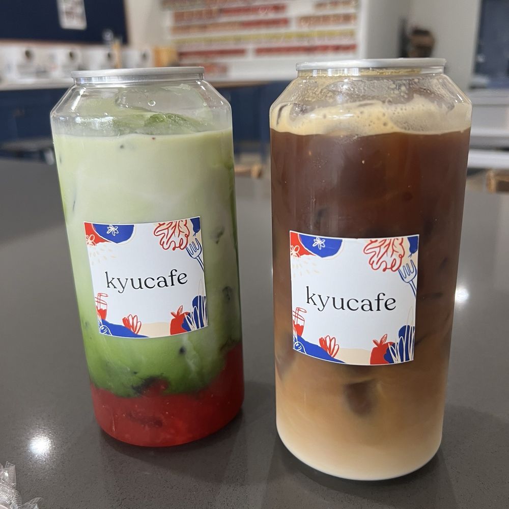 latte and matcha