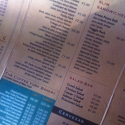 Menu photo 6 The Coffee York Puebla, PUE