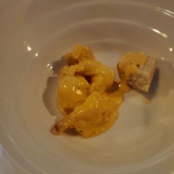 Blue 11 - Maine/Carribean Lobster in Cheese Sauce with coconut biscuit - Seafood Near Me - Saint Thomas, Virgin Islands