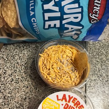 ALDI - Layered Dip and tortilla chips - Grocery Near Me - Lumberton, North Carolina ALDI - Layered Dip and tortilla chips - Grocery Near Me - Lumberton, North Carolina
