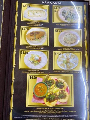 Menu photo 1 El Tapatio #2 Huntsville, TX Menu photo 1 El Tapatio #2 Huntsville, TX