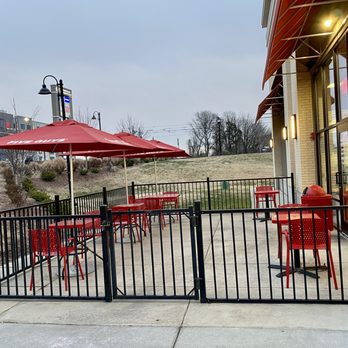 Five Guys - outside seating - Burgers Near Me - Charlotte, North Carolina