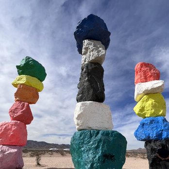 Seven Magic Mountains - Public Art Near Me - Las Vegas, Nevada Seven Magic Mountains - Public Art Near Me - Las Vegas, Nevada