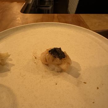 Kaki - Hokkaido scallop with truffle three ways - Sushi Bars Near Me - New York, New York