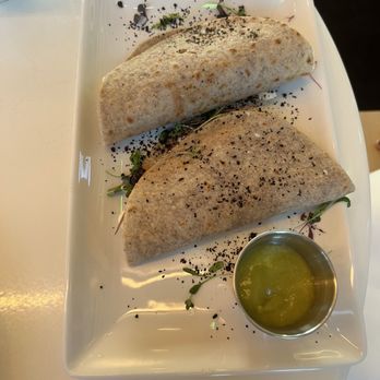Vibrant - Two Breakfast Tacos with egg whites - Coffee & Tea Near Me - Houston, Texas Vibrant - Two Breakfast Tacos with egg whites - Coffee & Tea Near Me - Houston, Texas