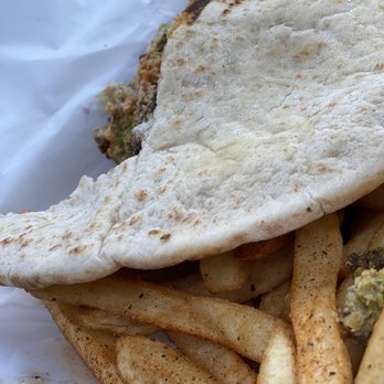Five Boroughs Restaurant - Falafel in a pita pocket! - Pizza Near Me - Portsmouth, Virginia