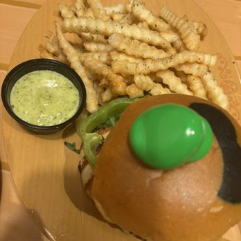 Toadstool Cafe - Luigi Burger - Cafes Near Me - Universal City, California