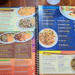 Labamba Mexican Restaurant - Pages 4 & 5 of the menu