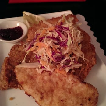 Black Bear Inn - Trio schnitzel: chicken,pork & veal - Restaurants Near Me - Thredbo Village, NSW
