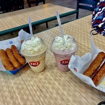 Dairy Queen Orange Julius - Pretzels, a caramel shake and a strawberry shake - Fast Food Near Me - Waikoloa, Hawaii Dairy Queen Orange Julius - Pretzels, a caramel shake and a strawberry shake - Fast Food Near Me - Waikoloa, Hawaii