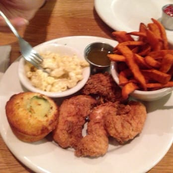 Bantam And Biddy - Chicken fingers w wasabi honey, Mac and cheese, and sweet potato fries - Breakfast & Brunch Near Me - Atlanta, Georgia