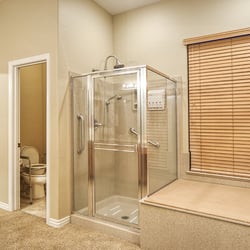 Genesis Care Home - Large Bathroom in Shared Master Bedroom of the Assisted Living Home for Elderly.