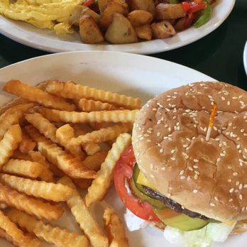 Erica's Cafe - Cheeseburger and fries, and the New York Steak and eggs - Breakfast & Brunch Near Me - Citrus Heights, California