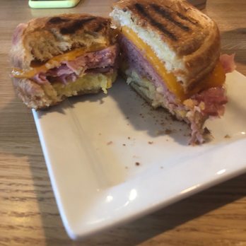 Craft Coffee House - Breakfast Sandwich with ham and garlic aioli - Coffee & Tea Near Me - Pendleton, New York