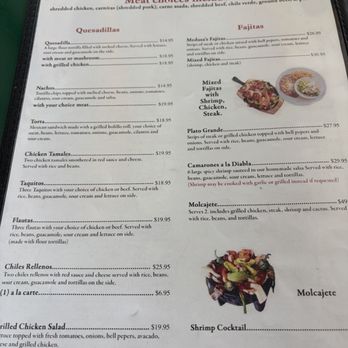 Medusa's - Menu 08/2026 - Mexican Near Me - Cambria, California