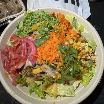 Bohl - Lettuce Enter the Dragon with no mushrooms. 505 Calories - Salad Near Me - Elk Grove, California Bohl - Lettuce Enter the Dragon with no mushrooms. 505 Calories - Salad Near Me - Elk Grove, California