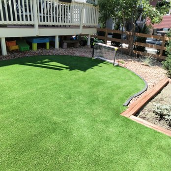 All In One - Rubber edging with pet friendly turf , river rock - Landscaping Near Me All In One - Rubber edging with pet friendly turf , river rock - Landscaping Near Me