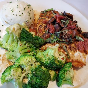 Bonefish Grill - Sept 2020: Chicken Marsala ($16.70 & 480 calories) - Seafood Near Me - Lutz, Florida Bonefish Grill - Sept 2020: Chicken Marsala ($16.70 & 480 calories) - Seafood Near Me - Lutz, Florida