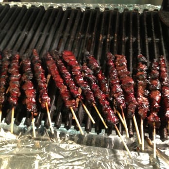 Asian Hut - Homemade BBQ pork on a stick - Street Vendors Near Me Asian Hut - Homemade BBQ pork on a stick - Street Vendors Near Me