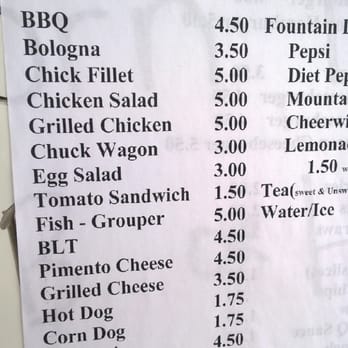 Corner Bbq - Menu! Take out window only + picnic tables. - Barbeque Near Me - Rutherfordton, North Carolina