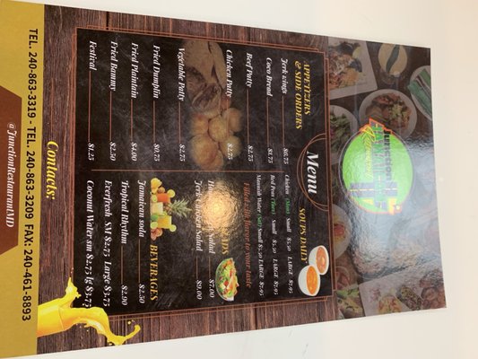 Menu photo 1 Junction Jamaican Restaurant Hyattsville, MD Menu photo 1 Junction Jamaican Restaurant Hyattsville, MD